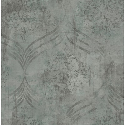 Seabrook Designs Brilliant Ogee Rustic Unpasted Wallpaper