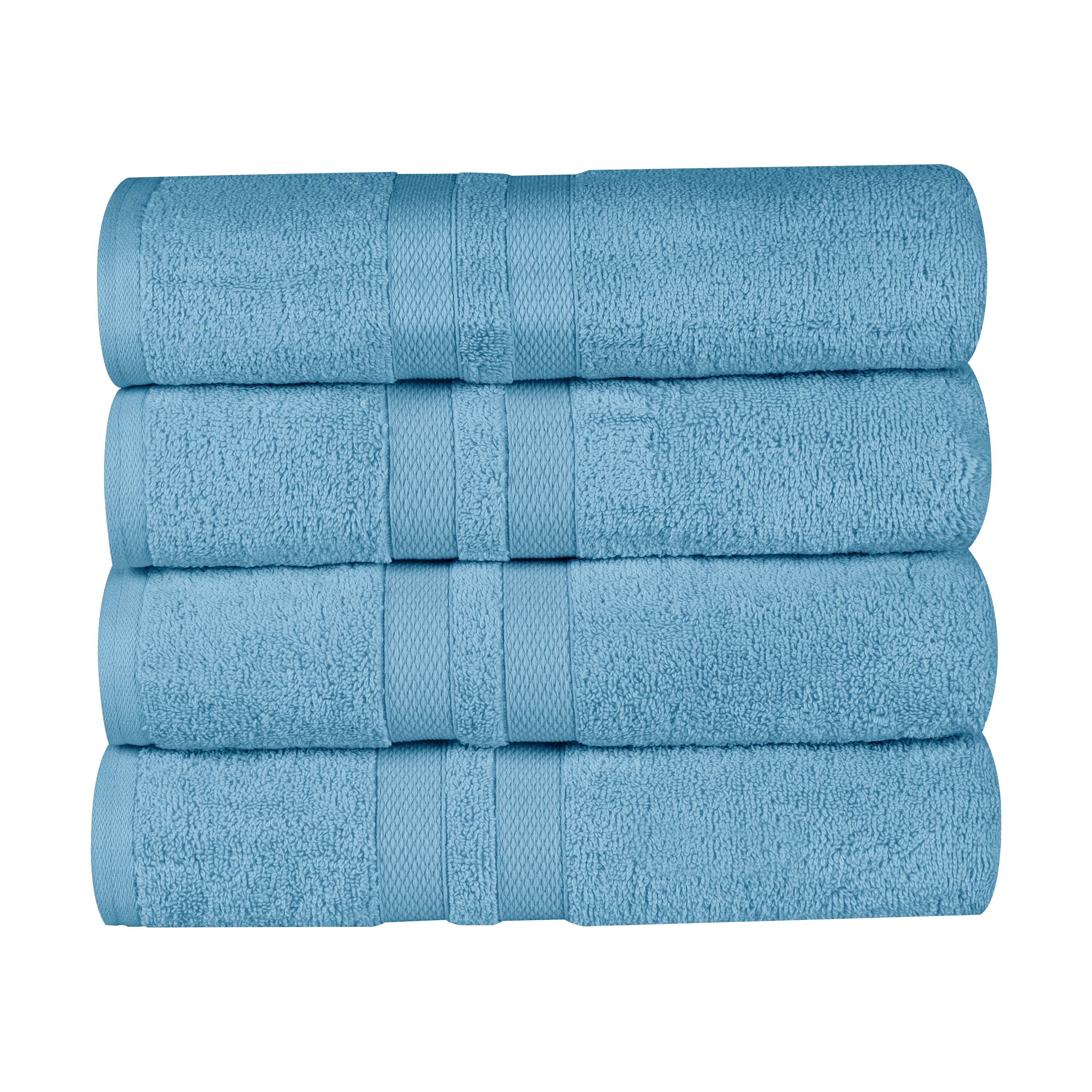 Superior Ultra-Soft Cotton Solid Quick-drying 12 Piece Towel Set - Wisteria