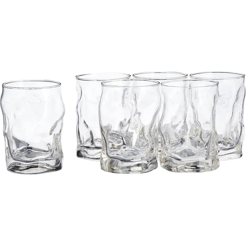Bormioli Rocco Set of 6 Sorgente Rocks Glasses - 10.25 oz