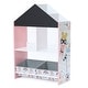 preview thumbnail 19 of 20, Children's Multi-Functional House Bookcase Toy Storage Bin Floor Cabinet with Blackboard