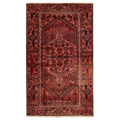 ECARPETGALLERY Hand-knotted Anadol Red Wool Rug - 3'10 x 6'5