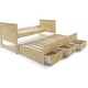 preview thumbnail 3 of 41, Taylor & Olive Begonia Twin Bed with Twin Trundle & 3 Built in Drawers
