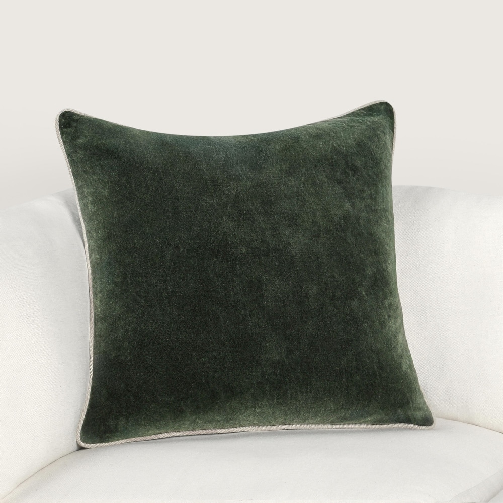 Villa by Classic Home Harriet Velvet Throw Pillow
