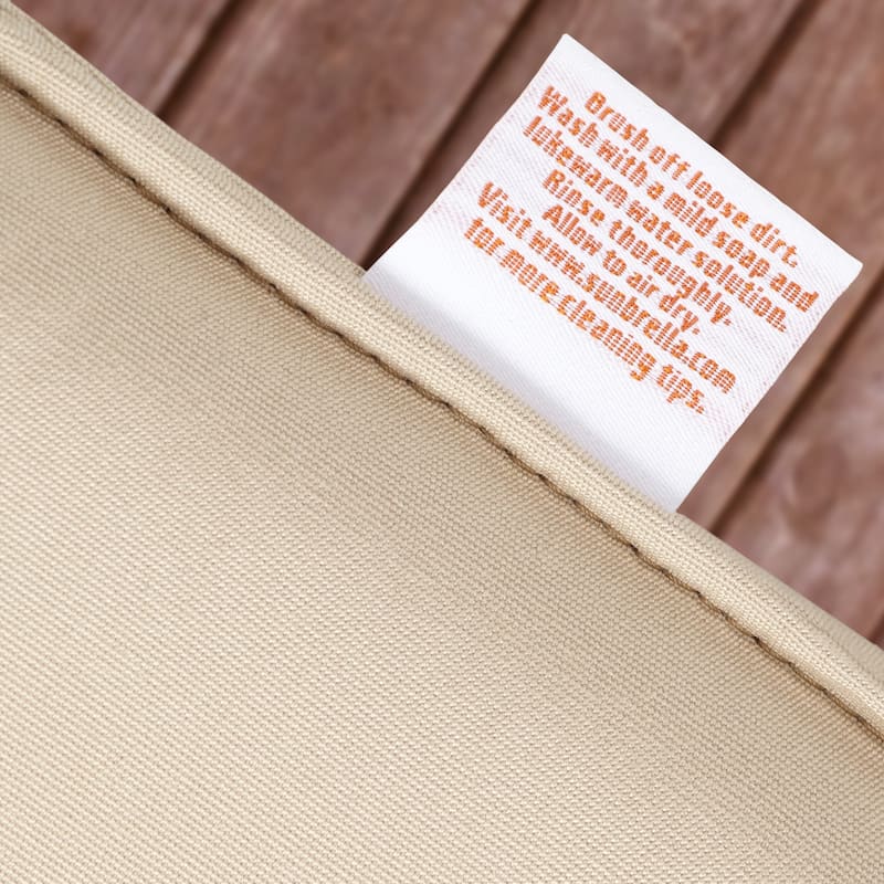 Sorra Home Sunbrella Canvas Rust Corded Indoor/ Outdoor Pillows (Set of 2)