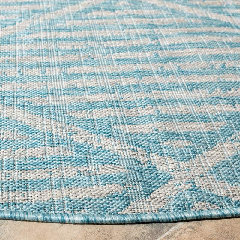 SAFAVIEH Courtyard Bertine Indoor/ Outdoor Waterproof Patio Backyard Rug