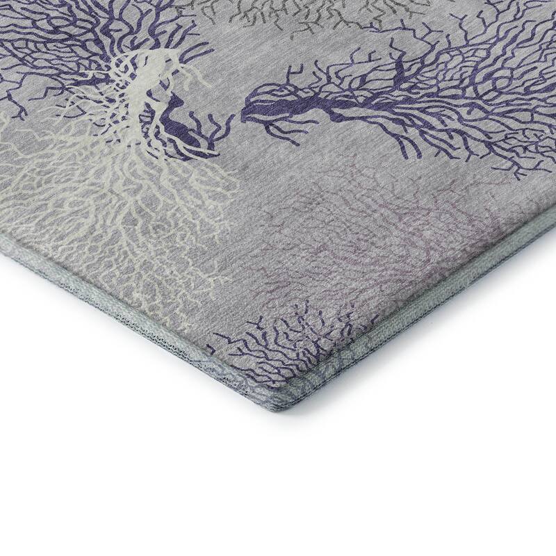 Premium Washable Super Soft Coastal Coral Mayfield Rug