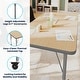 preview thumbnail 6 of 47, 24''W x 48''L Thermal Laminate Activity Table - Adjustable Short Legs