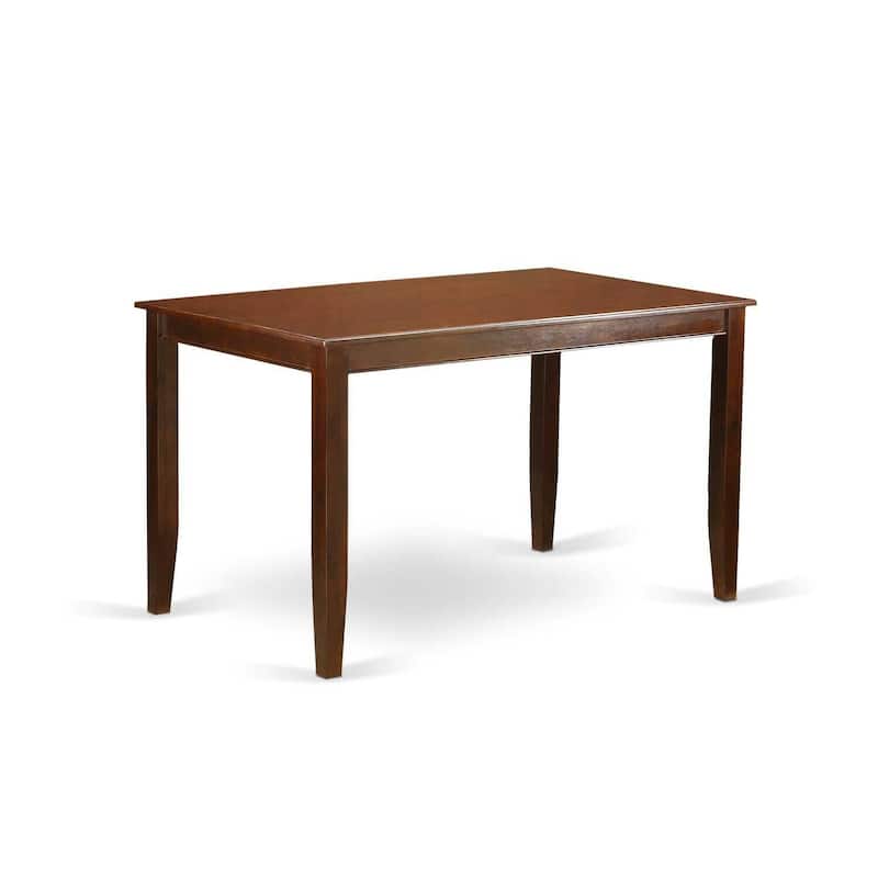 Counter Height Dining Table - 36x60 Rectangular Table Mahogany Finish - 60