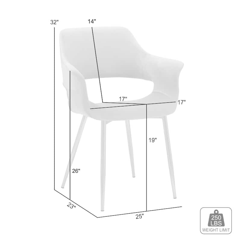 Gigi Modern Glam Velvet Dining Chairs with Gold Legs - Set of 2