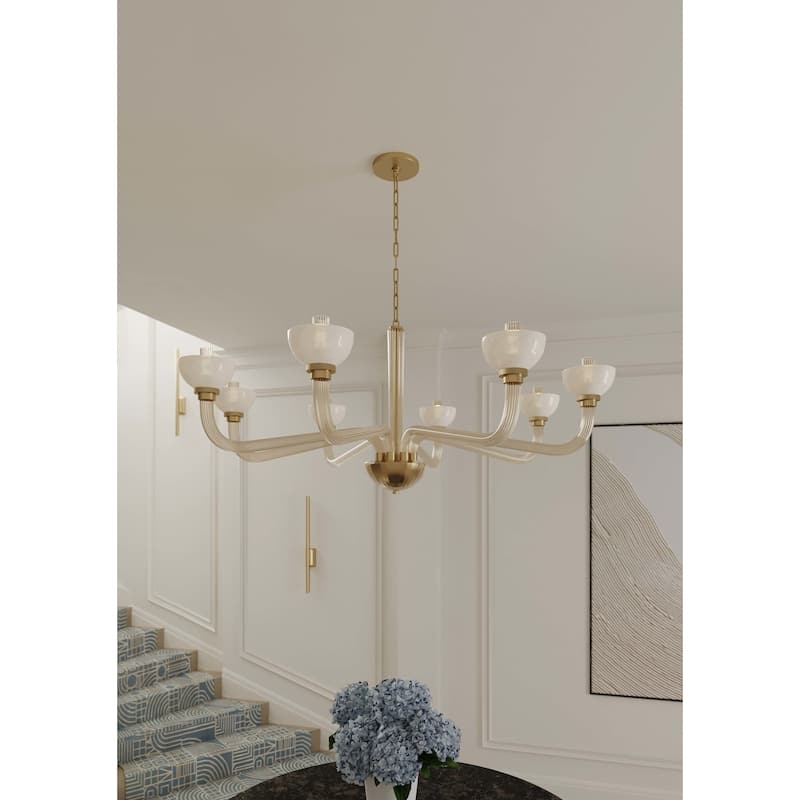 Hudson Valley Lighting 3308 St. lawrence 8 Light 62" Wide Chandelier