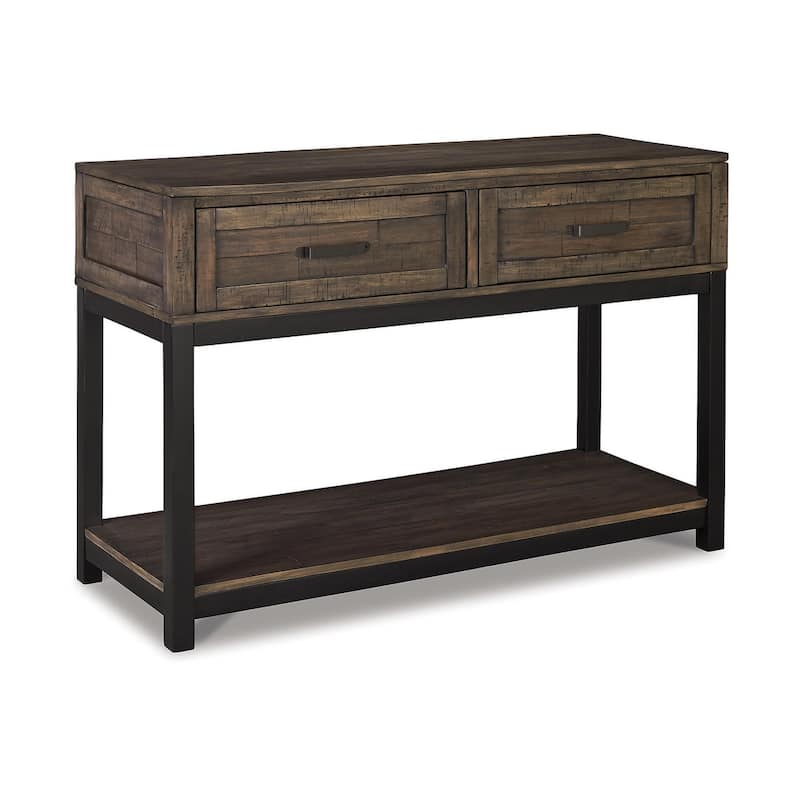 Signature Design by Ashley Denisenko Casual Sofa Table Grayish Brown