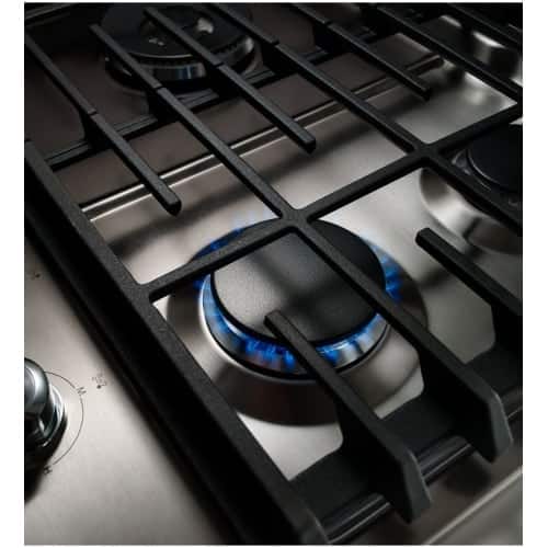 Shop 30 Inch Wide Gas Cooktop With 17k Btu Professional Dual Ring