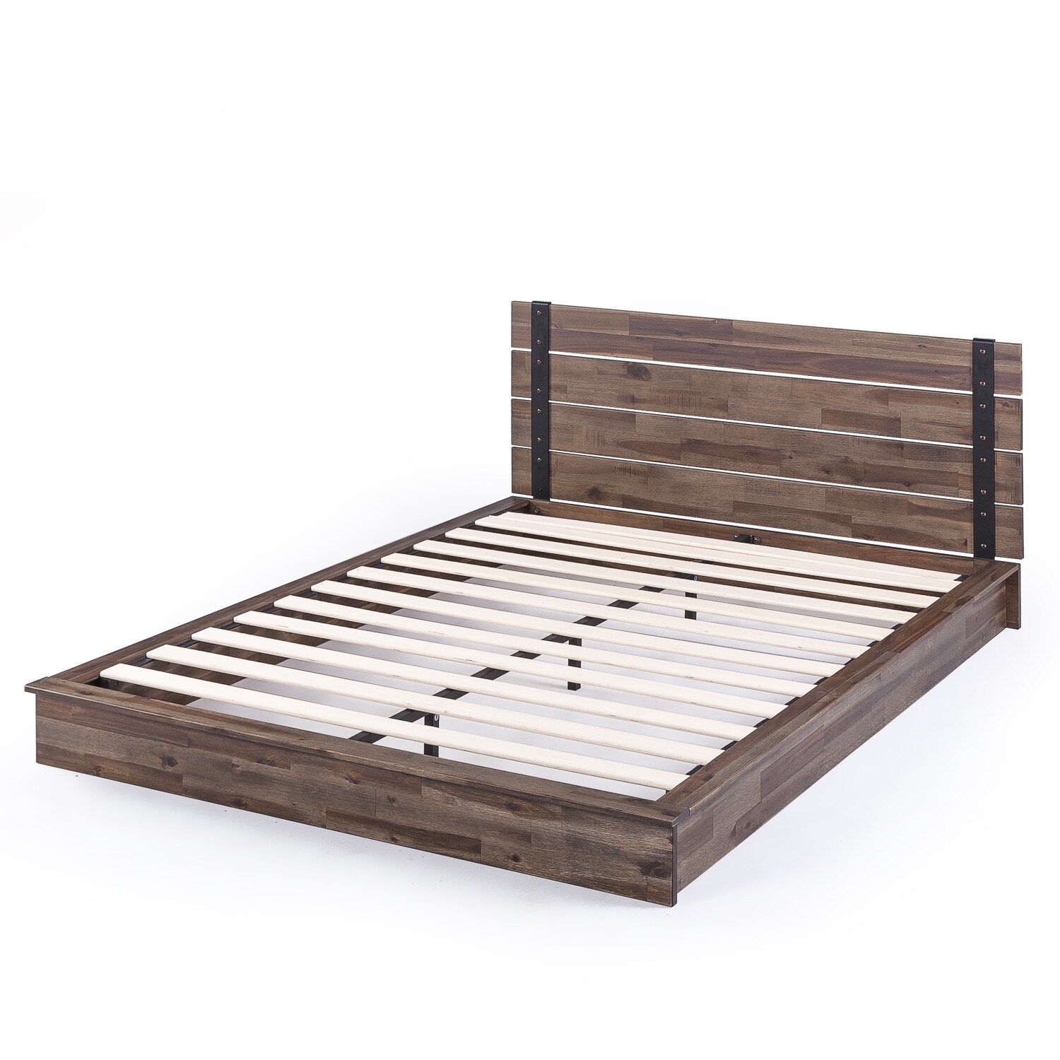 Priage By Zinus Brown Metal And Wood Platform Bed Frame On Sale Overstock 30945906 Choose from contactless same day delivery, drive up and more. priage by zinus brown metal and wood platform bed frame