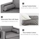 preview thumbnail 19 of 18, Costway Modern Accent Armchair Single Sofa with Bolster & Side Storage