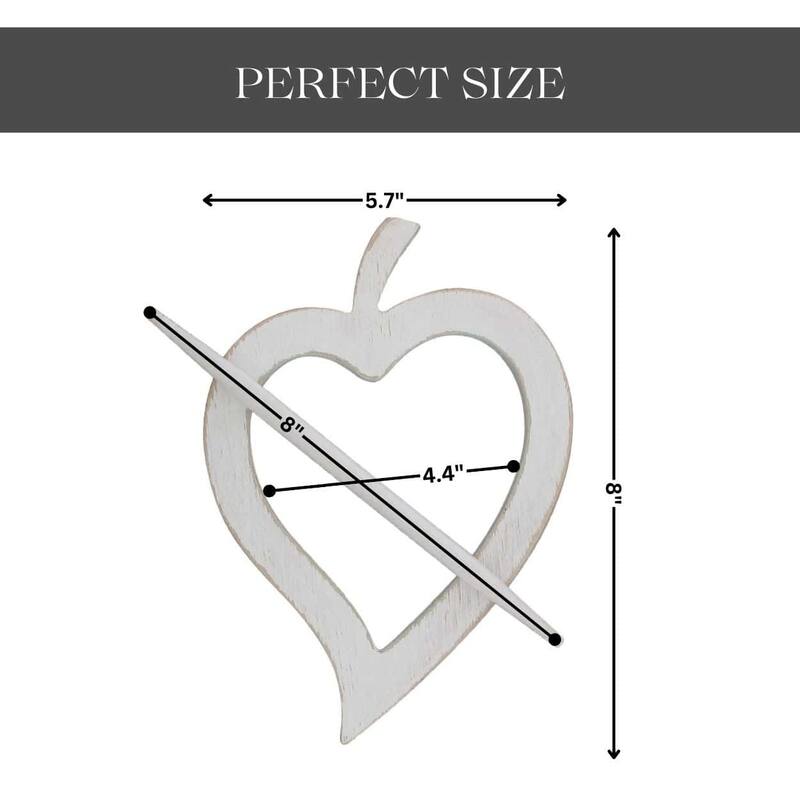 Evideco Fjord Wooden Heart Curtain Holdback - n/a