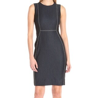 calvin klein denim sheath dress