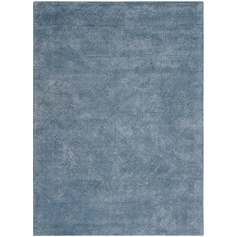 Michael Amini Abstract Linear Shimmer Area Rug
