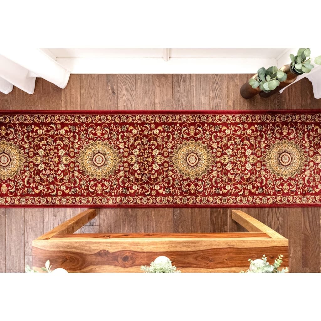Custom Size Runner Timeless Aviva Traditional Stair Rug
