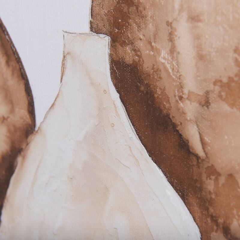 Vase Gray Pods (30 x 45 ) Canvas Art Print