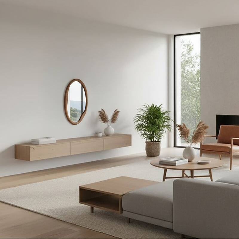 Quarry Oval Mirror - 26H x 16W x 1D