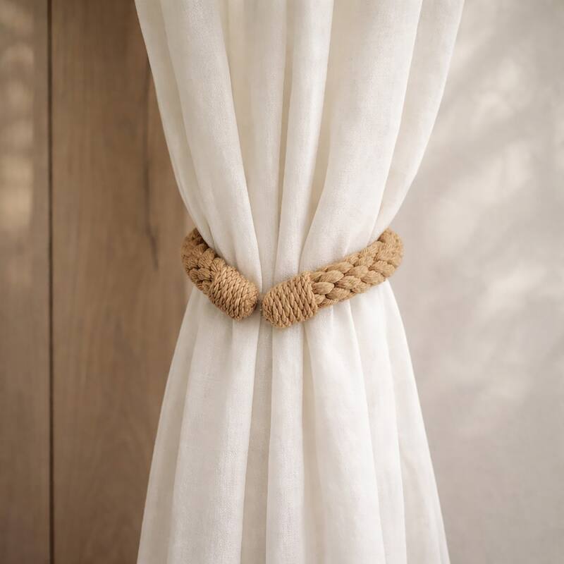 Elegant Rope Curtain Tie Backs Decorative Holdbacks