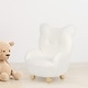 preview thumbnail 6 of 4, Kids Bear-Shaped Sherpa Chair, Cozy Toddler Foam Sofa for Boys and Girls White