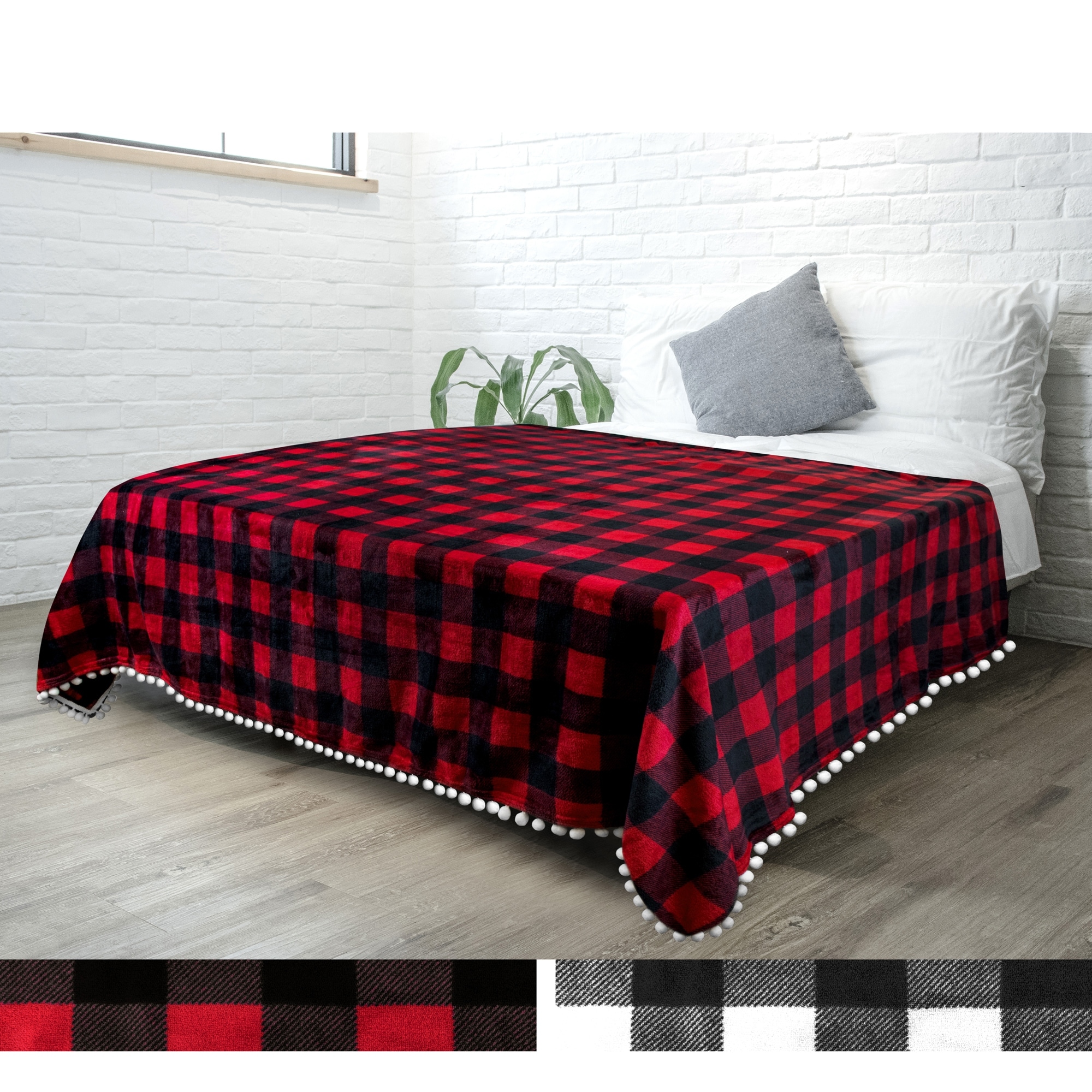 Red fleece bedding shop