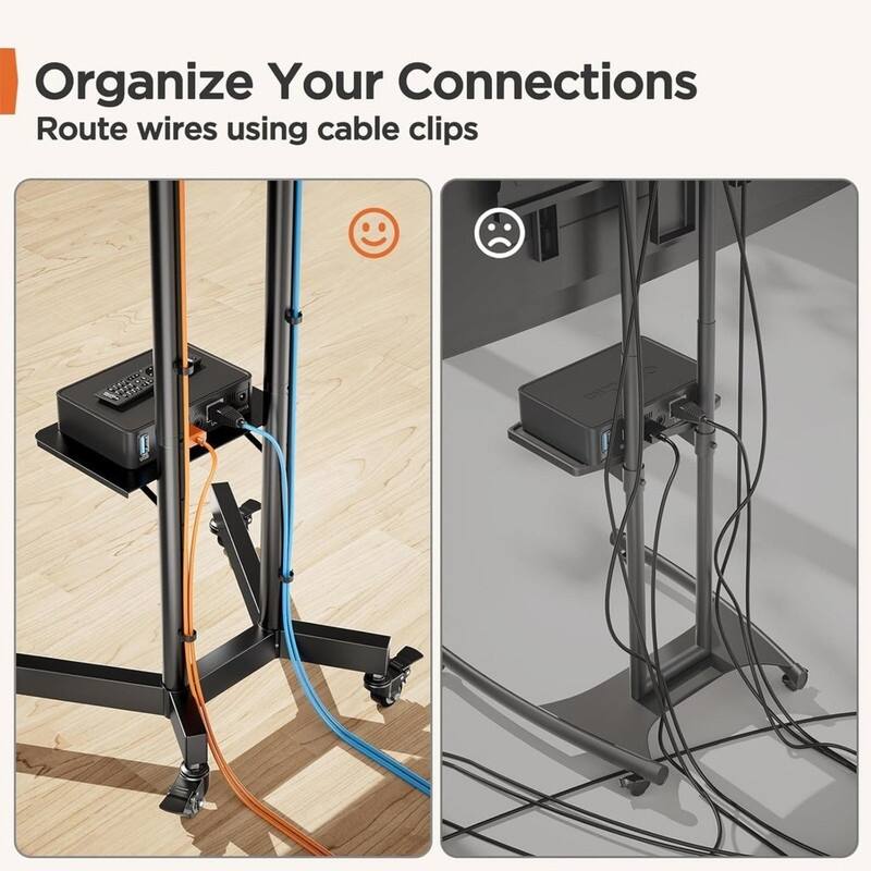 Rolling TV Stand