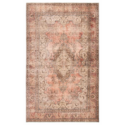 ECARPETGALLERY Hand-knotted Antalya Vintage Copper Wool Rug - 7'1 x 11'5