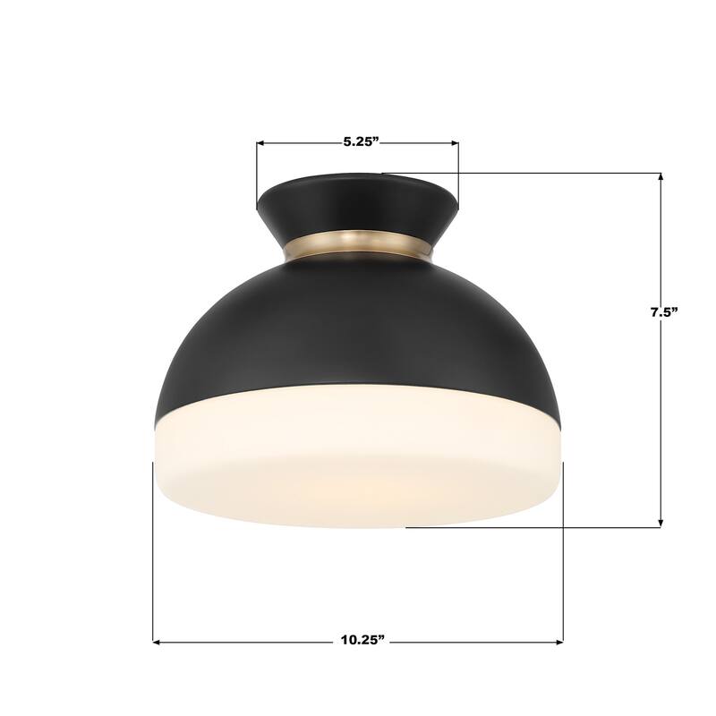 Crystorama Lighting Group GID-4000 Gidget 10" Wide Semi-Flush Ceiling