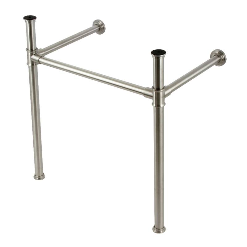Kingston Brass Fauceture Stainless Steel Console Sink Legs - Brushed Nickel