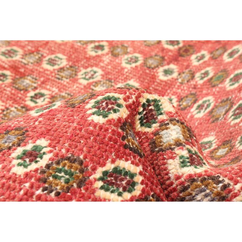 ECARPETGALLERY Hand-knotted Andelz Red Wool Rug - 3'1 x 4'9