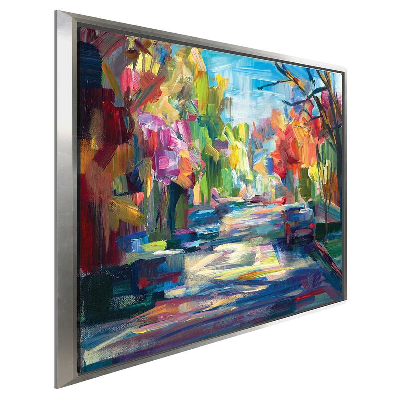 "Jeweled Morning" by Brooke Borcherding Print on Floating Canvas