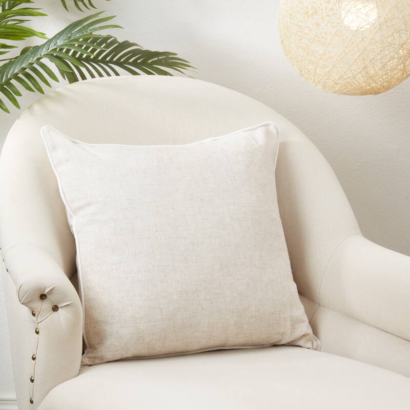 Toscana Daydream Throw Pillow with Piping