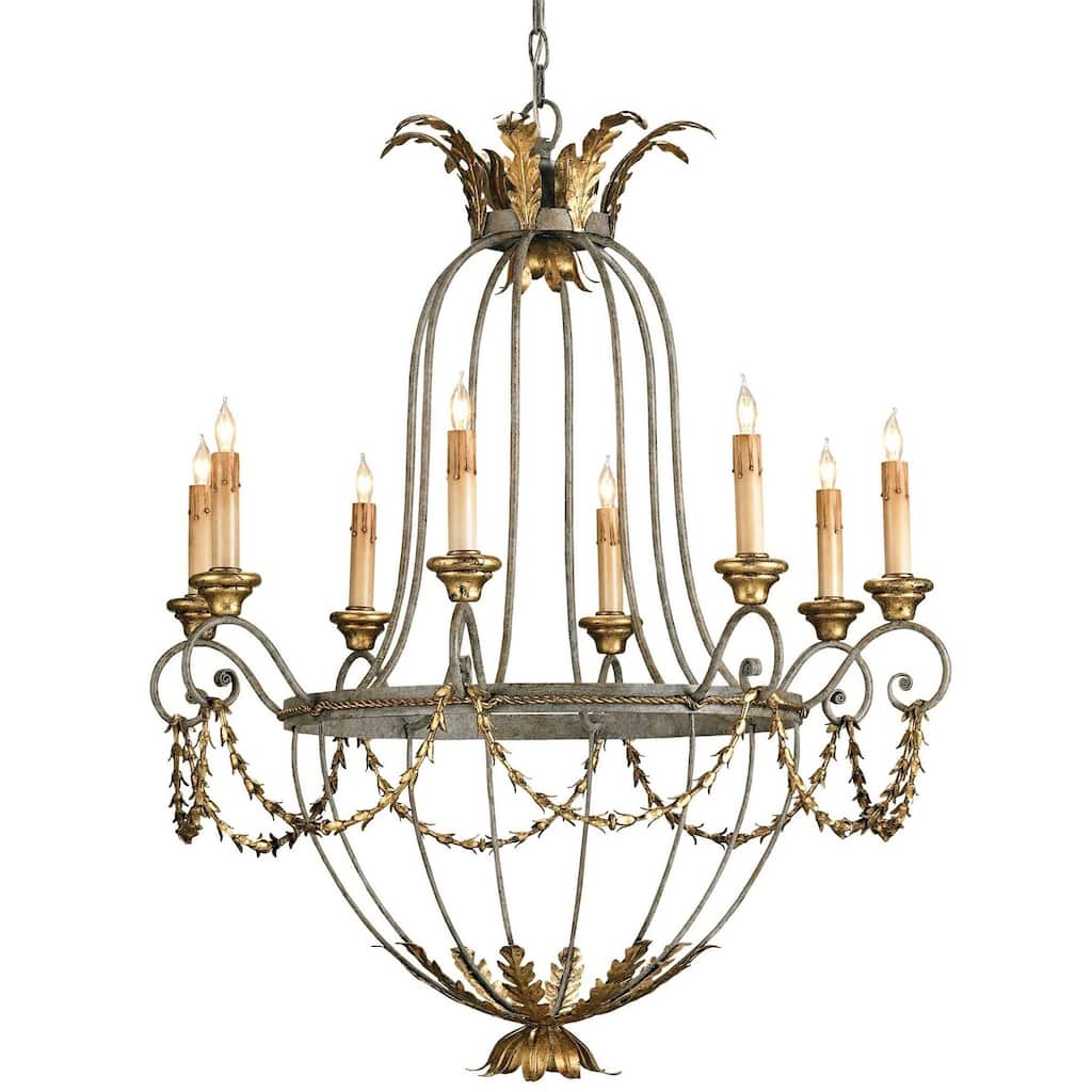 Currey & Company Elegance Chandelier - 34"h x 29"dia