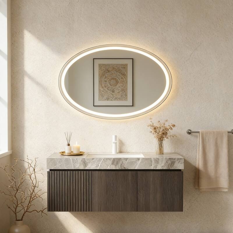 Floating Bathroom Vanity with 1 Pre-drilled Faucet Holes