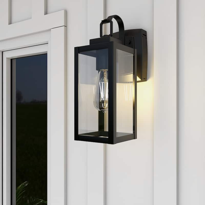 2Pack-1 Light Outdoor Wall Light(GFCI) - 5.04"x8.07"x13.74"
