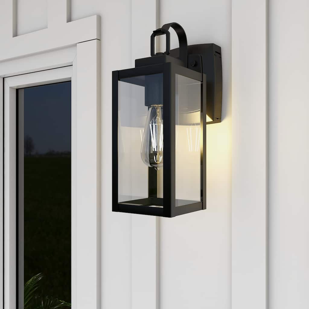2Pack-1 Light Outdoor Wall Light(GFCI) - 5.04"x8.07"x13.74"