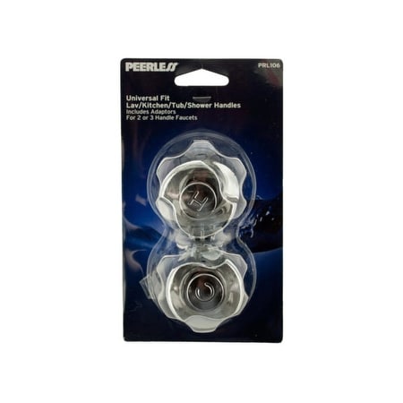 Shop Universal Fit Chrome Hot Cold Faucet Knobs Pack Of 12