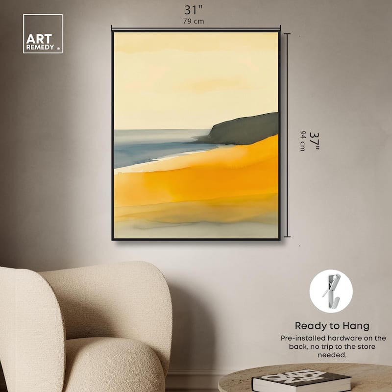 Glistening Beach Dreams II Canvas by Art Remedy