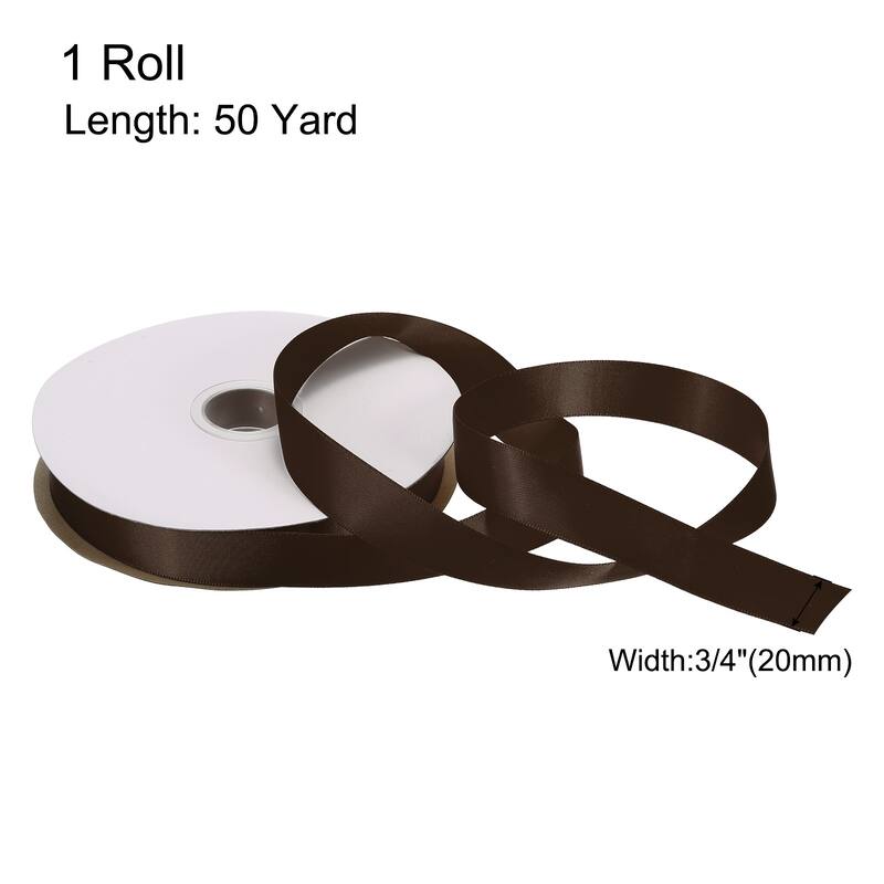 Satin Ribbon Grosgrain Valentine Solid Double Face Wedding Ribbon