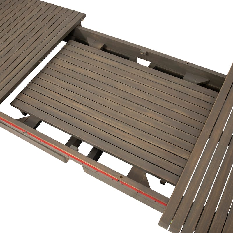 Sorrento Outdoor Wood Dining Table by Christopher Knight Home - 62.25" L x 34.00" W x 30.00" H