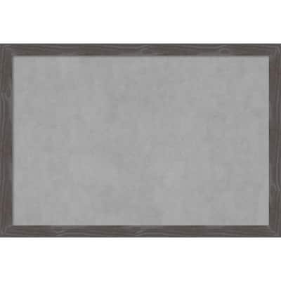 Amanti Art Woodridge Rustic Grey Framed Magnetic Board