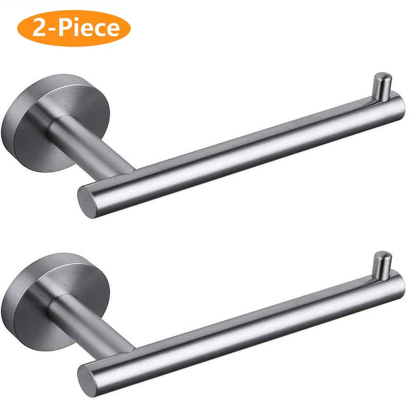Wall Mounted 5in Toilet Paper Holder in Stainless Steel - Silver