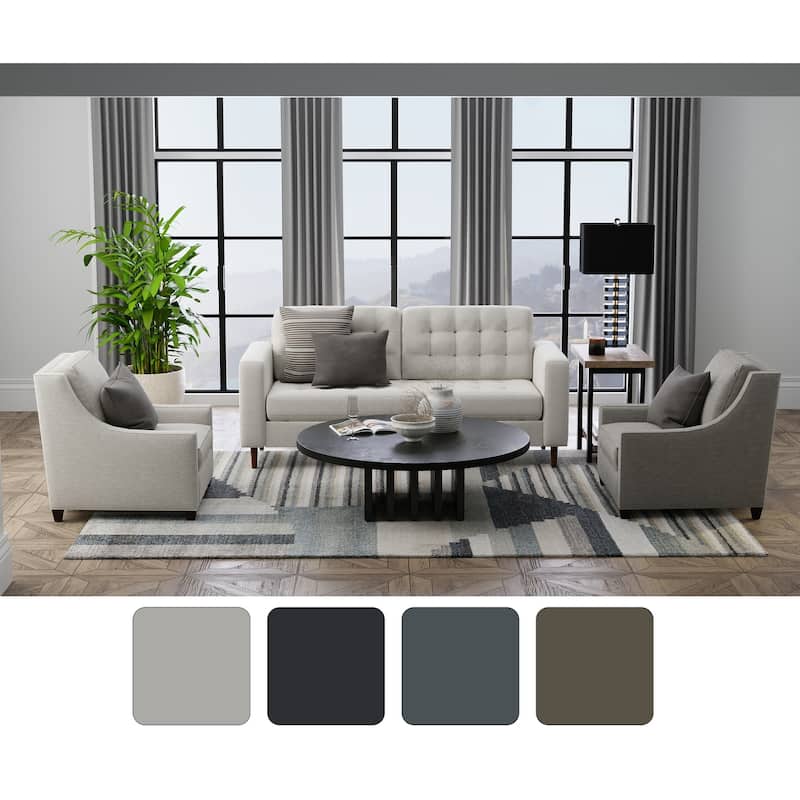 Grand Bazaar Maddon Machine Made Abstract Modern Area Rug