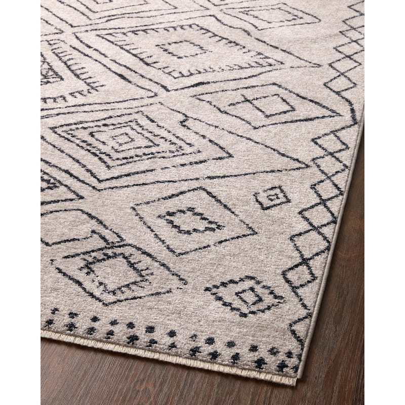 Alexander Home Rain Tribal Diamond Area Rug