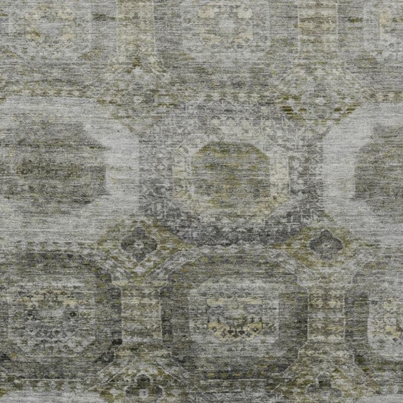 HomeRoots Medallion Transitional Rectangle Outdoor Rug