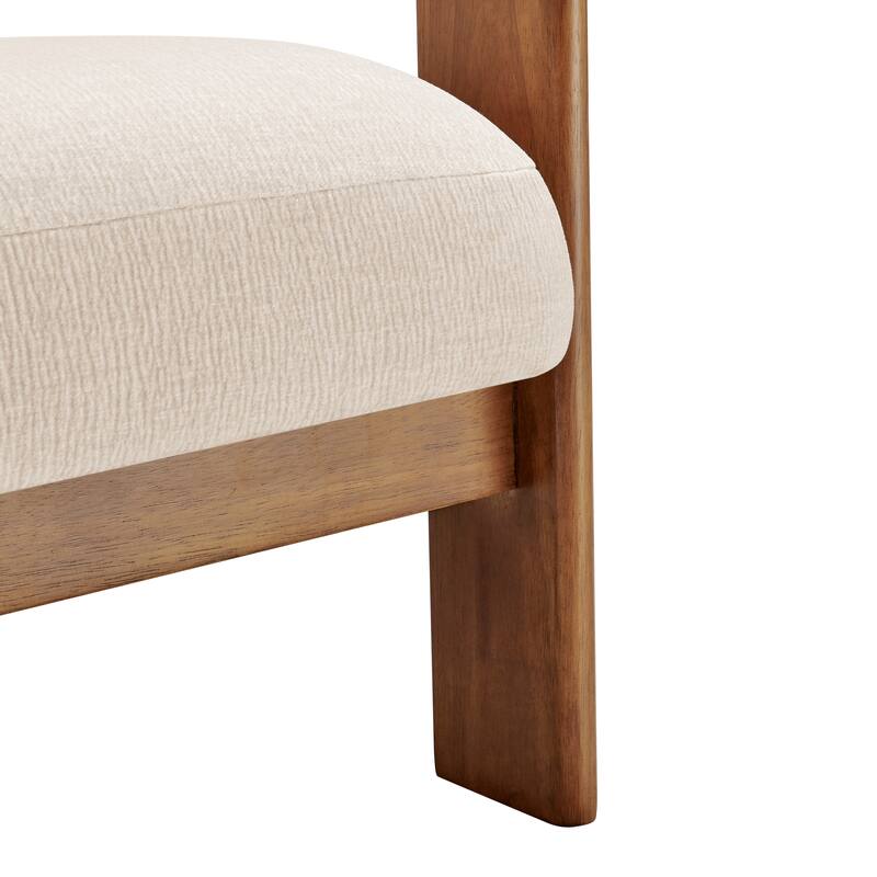 NPD Furniture Silvia Fabric Accent Arm Chair