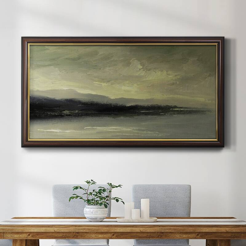 Coastal Dawn Premium Framed Canvas- Ready to Hang