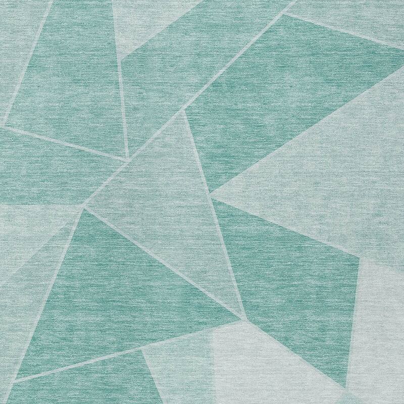 HomeRoots Geometric Transitional Rectangle Outdoor Rug